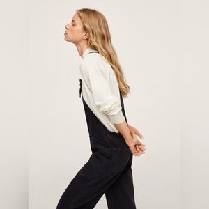MNG by Mango Black Denim Dungaree / Overalls / Jumper